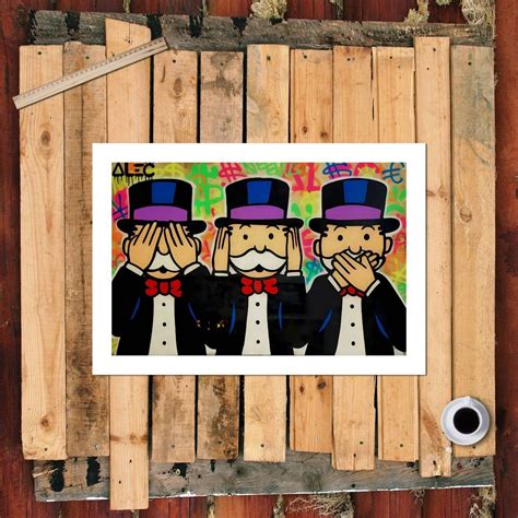 36x24 Inches Alec Monopoly Inspired Art Print. New HD Print. Canvas ...