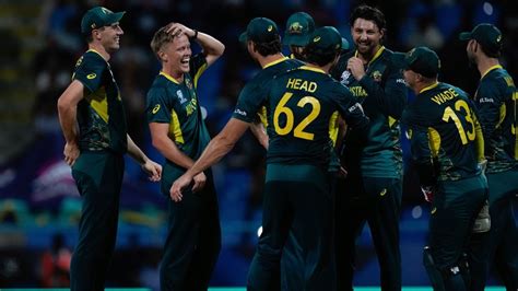 Australia Vs Scotland Highlights T20 World Cup Aus Win By 5 Wickets