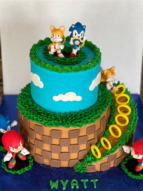 Sonic Theme Cake Artofit