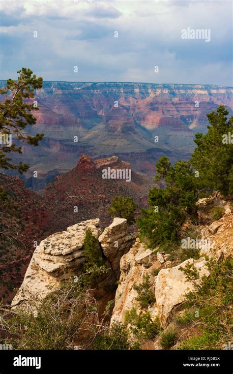 Grand Canyon view from South Rim Stock Photo - Alamy