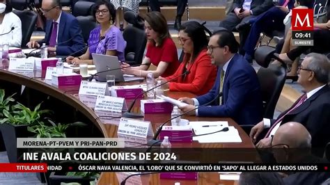 Ine Avala Coaliciones Para Morena Pvem Pt Y Pri Pan Prd V Deo