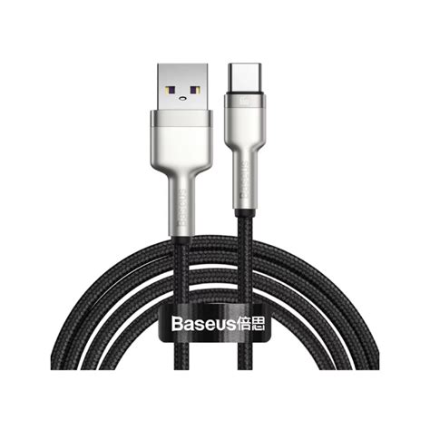 Baseus Cafule Series Metal Data Cable Usb To Type C 66w 1m Black Wibi Want It Buy It