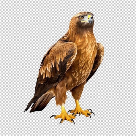 Premium Psd Golden Eagle Isolated On White Side View Of A Common