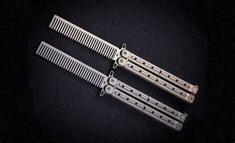 WE Creates EDC-Friendly Balisong Comb