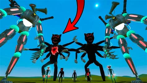 All Siren Head Mecha Vs Cartoon Cat Vs Old Cartoon Cat Garrys Mod Youtube