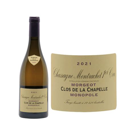 Chassagne Montrachet 1er Cru Blanc Morgeot Clos De La Chapelle 2021