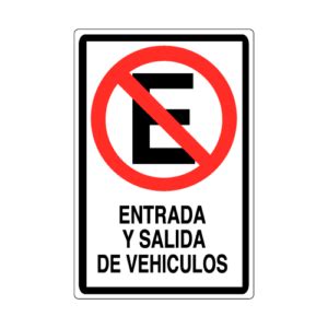 Mejores Productos Letrero Tránsito No Estacionar Entrada y Salida