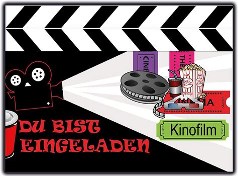 Einladung Kindergeburtstag Kino Ausdrucken Kostenlos Simple Customize