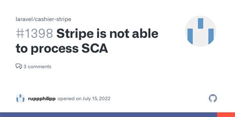 Stripe Is Not Able To Process SCA Issue 1398 Laravel Cashier