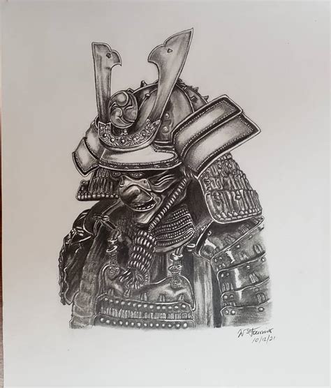 The Samurai Drawing By Willy Fournier Saatchi Art