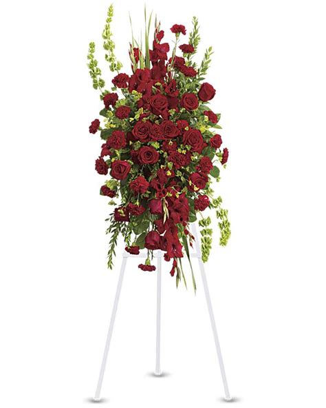 Red Standing Spray RLM Florist