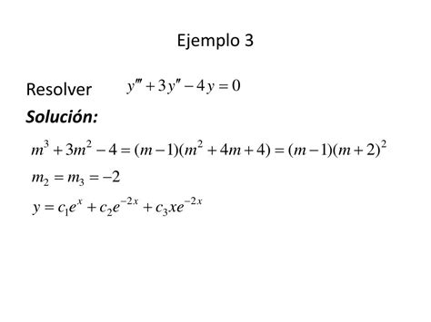 Ppt Ecuaciones Diferenciales De Orden Superior Powerpoint