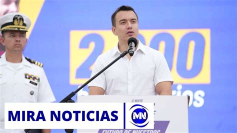 Presidente Daniel Noboa sobre vicepresidente Verónica Abad Ella se va