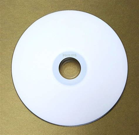 Philips Blank X Dvd R Dvdr White Inkjet Hub Printable Gb Media