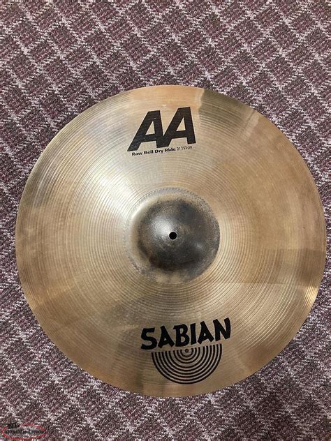 Sabian Aa Raw Bell Dry Ride Cymbal Brilliant Finish Cbs