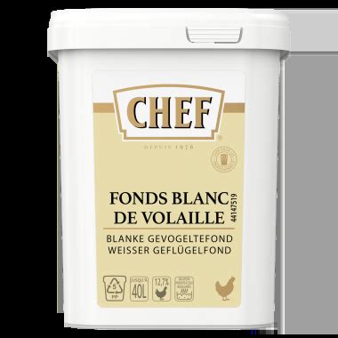 Fonds Blanc De Volaille Chef Boite Gr Picerie Pro Picerie En