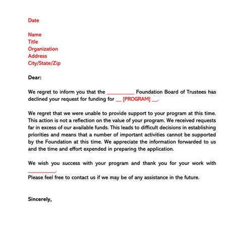 Thank You Letter For Grant Money Template Database Letter Template