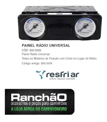 Painel Rodoar Calibrador R Dio Universal Caminh O Vts Venda Em