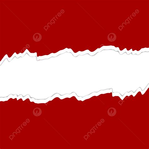 Red Torn Paper Png Transparent Red Torn Paper Design Torn Paper