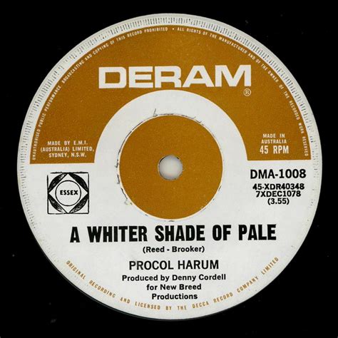 Procol Harum A Whiter Shade Of Pale 1967 Vinyl Discogs