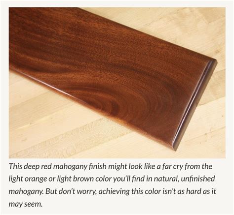 How to Finish Mahogany | Woodworking projects, Woodworking, Mahogany