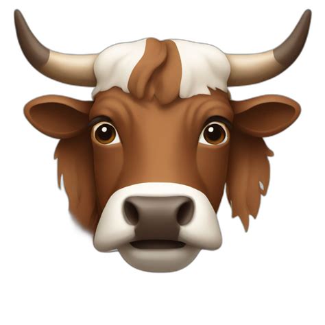 Texas Longhorn Cow AI Emoji Generator