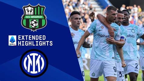 Sassuolo Vs Inter Milan Extended Highlights Serie A Cbs Sports