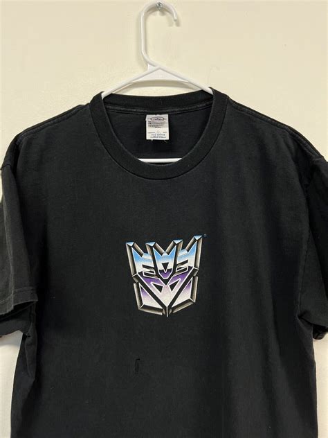 Vintage Transformer Decepticon T Shirt Adult Size Lar Gem