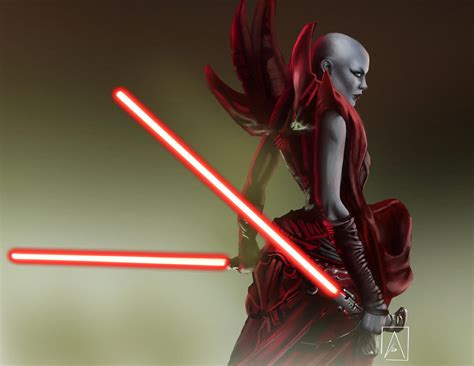 Asajj Ventress On Females Of Star Wars Deviantart