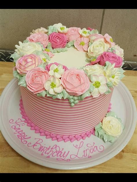 All Butter Cream Decorated Cake By Ester Siswadi Cakesdecor