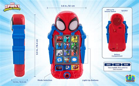 Ekids Spidey And His Amazing Friends Toy Phone For Toddler