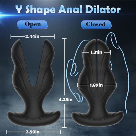 Snapklik E Stim Anal Prostate Vibrator Vibrating Butt Plug Expanding Prostate Massager