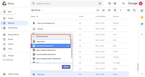 How To Move Files From My Google Drive To A Shared Drive Templates