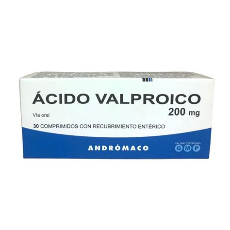 Ácido Valproico 200 mg 30 Comprimidos Farma Clever Cuidamos de tu