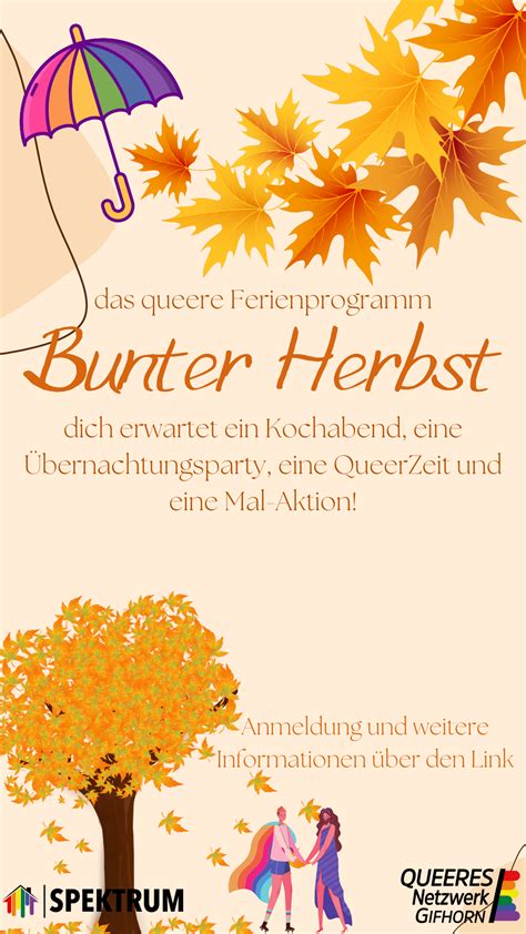 Queeres Ferienprogramm Bunter Herbst Queeres Netzwerk Gifhorn