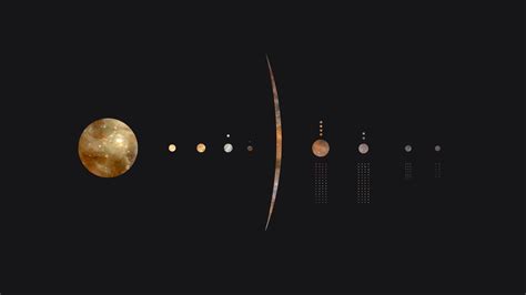 Solar System Minimal Minimal Solar System Hd Wallpaper Pxfuel The