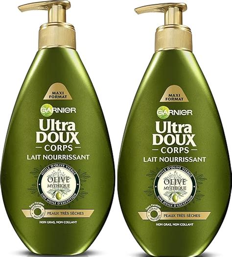 Garnier Ultra Doux Corps Lait Nourrissant Peaux Très Sèches Olive Mythique Maxi Format 400 Ml