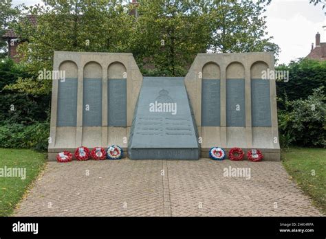 The Dambusters Memorial In Woodhall Spa Lincolnshire Uk The 617