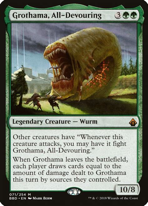 Top Big Green Creatures In Magic The Gathering Hobbylark