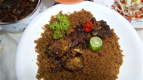 Thiebou Yapp Bou Khonk Riz Gras A La Viande Rouge Jollof Rice Cuisine