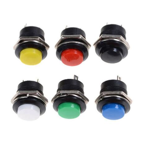 Jual Tombol Push Button On Saklar Switch R Mm Shopee Indonesia