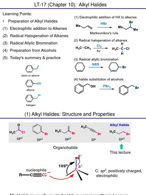 Lt 17 Alkyl Halides 20221108 Pdf Alkene Radical Chemistry