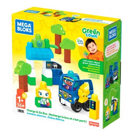 Fisher Price Mega Bloks Klocki Ekoautobus Zestaw HDX90