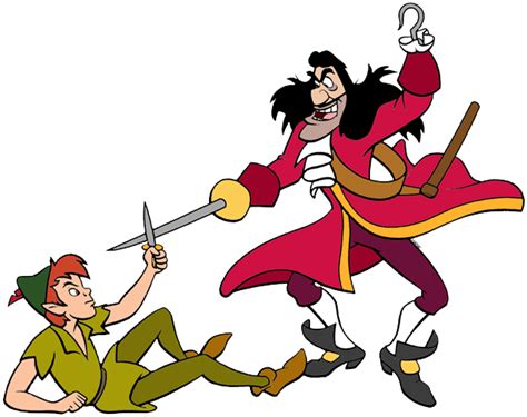 Peter Pan And Captain Hook Clip Art Disney Clip Art Galore