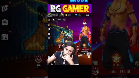 The Angry Youtuber Rg Gamer भाई Ke Samne Nhi Aapye Par Phir Dekho Kya