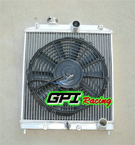 3ROW Aluminum Radiator 92 00 FOR Honda FOR Civic EK EG D15 D16 B16 B18