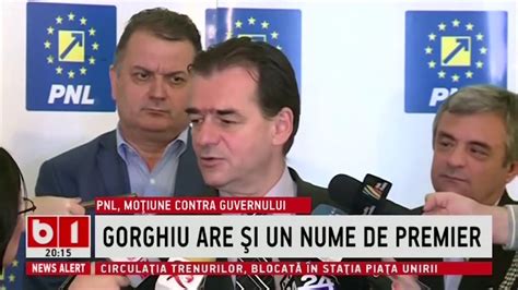 Stiri B Tv Pnl In Razboi Cu Tudose Liberalii Se Gandesc La Anticipate