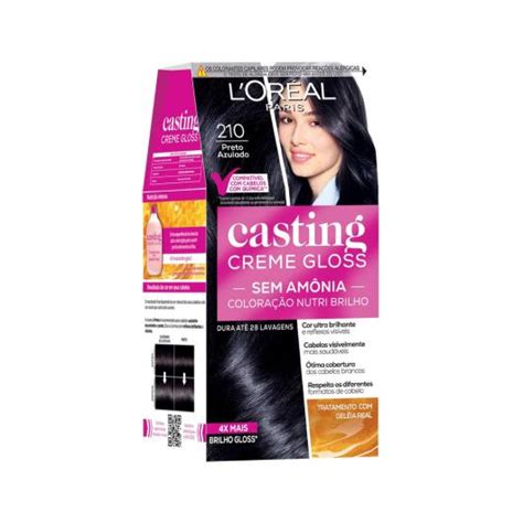 Coloração Casting creme gloss 210 preto azulado Sonda Supermercado