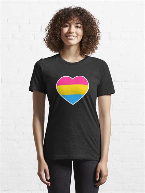 Pansexual Heart Flag T Shirt For Sale By Lgbt Redbubble Pansexual