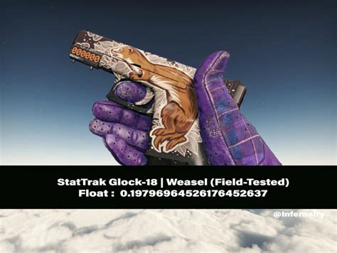 Stattrak Glock 18 Weasel Ft Csgo Skins Knives Video Gaming Gaming Accessories In Game